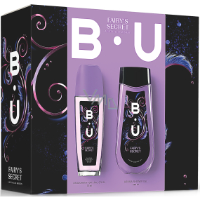 BU Fairy perfumed deodorant glass for women 75 ml + shower gel 250 ml, cosmetic set