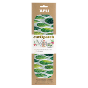 Apli Cut & Patch paper for napkin technique Green leaves 30 x 50 cm 3 pieces