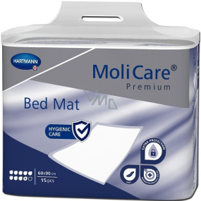 MoliCare Bed Mat 60 x 90 cm, 9 drops pads to protect the bed and bed linen 15 pieces