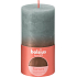Bolsius Rustic Sunset Eucalyptus Green candle grey-metallic cylinder 68 x 130 mm