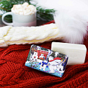 English Soap Polar Bear - Lilac, Ylang Ylang & Rose Christmas natural perfumed toilet soap with shea butter 190 g