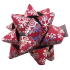 Nekupto Starfish medium luxury Red 6,5 cm