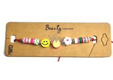 Albi Emoji, Orange, Flower Bracelet, Adjustable Size 1 Piece