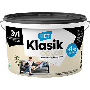 Het Klasik Color paint, 0017 white cream, 7+1 kg