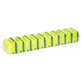 Spokar dish sponge with nail protector + strong scouring pad, 95 x 70 x 45 mm, 10 pieces per pack