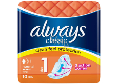 Always Classic Normal intimate pads 10 pieces
