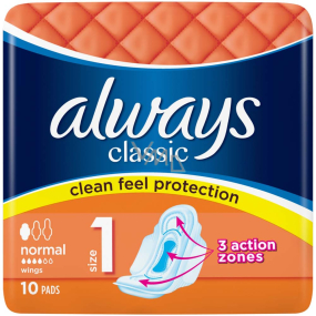 Always Classic Normal intimate pads 10 pieces