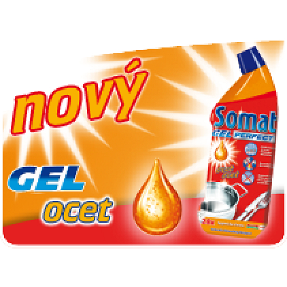 Somat Perfect Vinegar dishwasher gel 700 ml