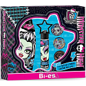 Mattel Monster High Frankie Stein perfumed water 15 ml + 2in1 shampoo and bath foam 250 ml + badges, cosmetic set