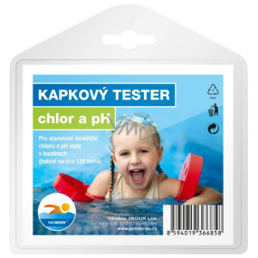 Dropped Drop Tester to find out how to treat pool water - pH and Chlorine 120 tests