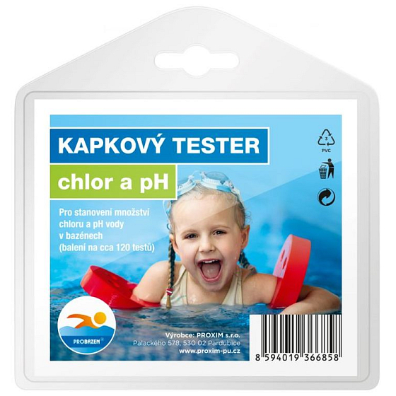 Dropped Drop Tester to find out how to treat pool water - pH and Chlorine 120 tests