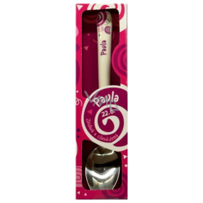 Nekupto Twister Spoon with the name of Paul pink 16 cm