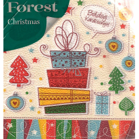Forest Paper napkins 1 ply 33 x 33 cm 20 pieces Christmas Christmas gifts