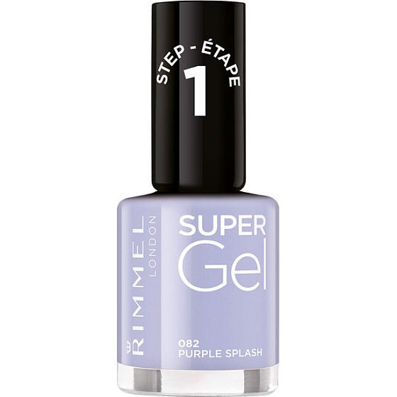 Rimmel London Super Gel nail polish 082 Purple Splash 12 ml