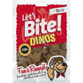 Brit Lets Bite Dinos supplementary dog food 150 g