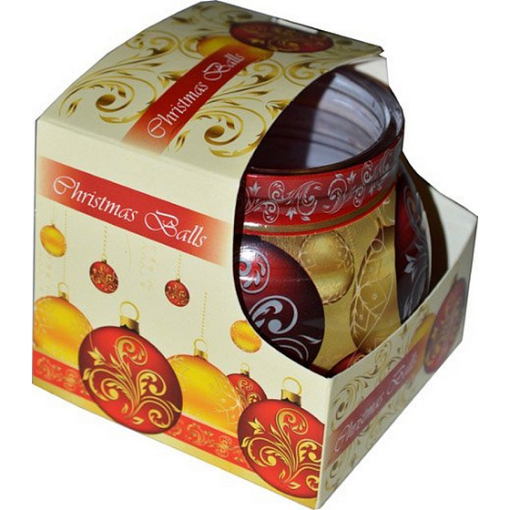 Admit Christmas Balls aromatic candle in glass 80 g