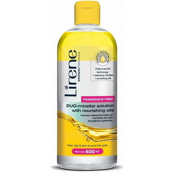 Lirene Duo Micellar water with nourishing oil 400 ml
