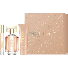 Hugo Boss Boss The Scent perfumed water for women 50 ml + perfumed water 7.4 ml + body lotion 100 ml, gift set