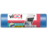 viGO! Trash bags retractable blue, 12 µ, 35 liters 50 x 60 cm 15 pieces