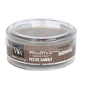 WoodWick Oudwood - Resin scented candle with wooden wick petite 31 g