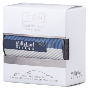 Millefiori Milano Icon Cold Water - Cold water car scent Textile Geometric smells up to 2 months 47 g