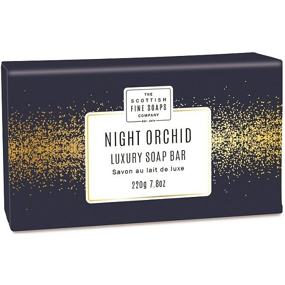 Scottish Fine Soaps Night Orchid three times finely ground toilet soap 220 g