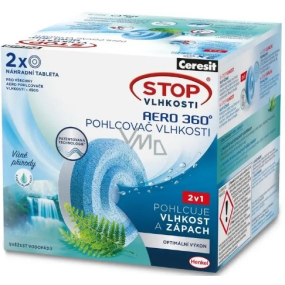 Ceresit Stop moisture Freshness of waterfalls moisture absorber replacement tablets 2 x 450 g