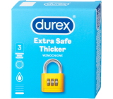 Durex Extra Safe Thicker latex condom, thicker, nominal width: 56 mm 3 pieces