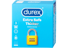 Durex Extra Safe Thicker latex condom, thicker, nominal width: 56 mm 3 pieces