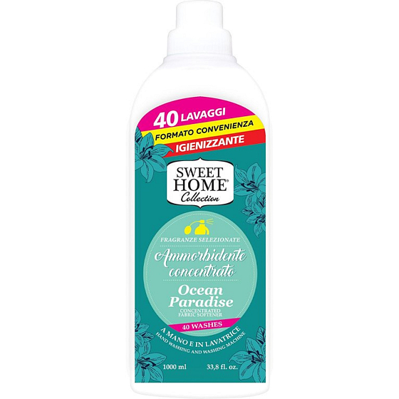 Sweet Home Ocean Paradise - Sea breeze concentrated fabric softener 40 doses 1 l