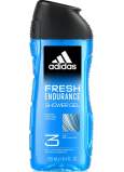 Adidas Fresh Endurance 3in1 shower gel for body, hair and skin for men 250 ml