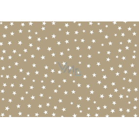 Gift wrapping paper 70 x 200 cm Christmas KRAFT Stars