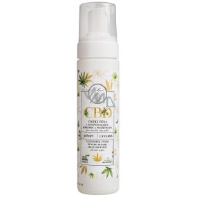 Bohemia Gifts CBD cleansing foam with hemp oil, turmeric and panthenol for all skin types 200 ml