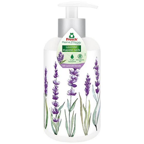 Frosch Reine Pflege Lavender liquid soap with dispenser various packaging 300 ml