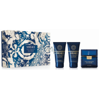 Versace Eau Fraiche Extreme Pour Homme fragrance 50 ml + shaving balm 50 ml + shower gel 50 ml, gift set for men