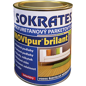 Sokrates Movipur Brilant Mat parquet varnish for floors, 2 kg