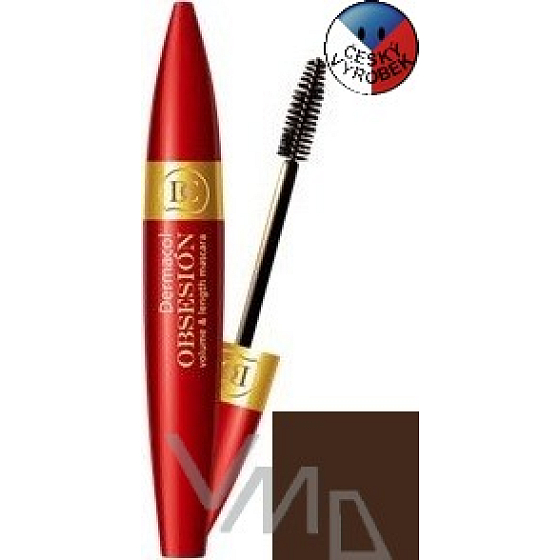 Dermacol Obsesión Volume & Length Mascara Shade Brown 12 ml