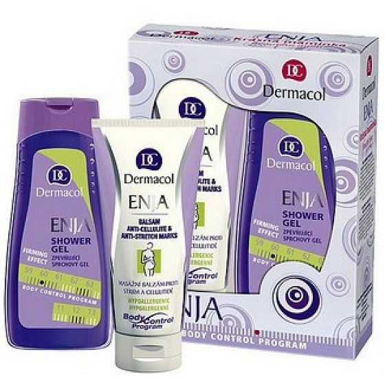 Dermacol Enja Krásná Maminka shower gel 250 ml + balm against stretch marks 200 ml, cosmetic set