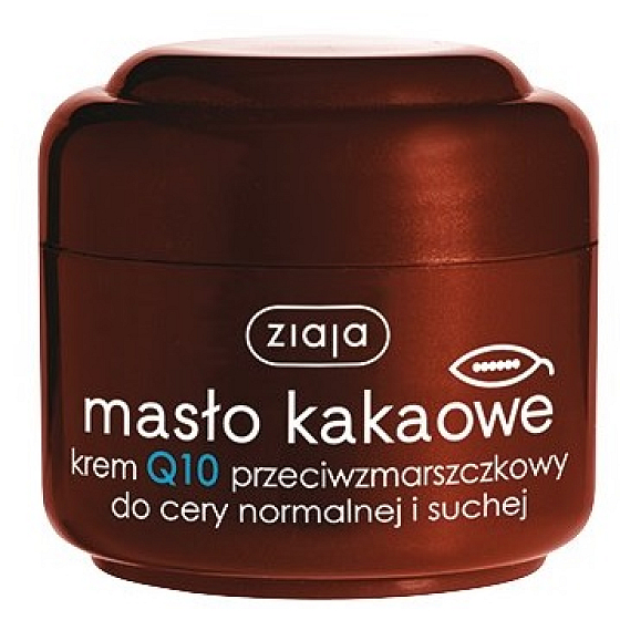 Ziaja Cocoa Butter Q10 Anti-Wrinkle Cream Normal and Dry Skin 50 ml