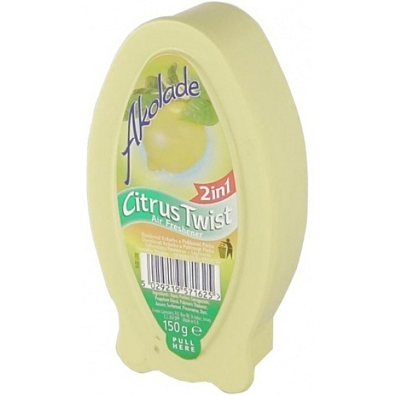 Akolade Citrus Twist 2in1 gel air freshener 150 g