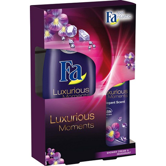 Fa Luxurious Moments shower gel 250 ml + deodorant spray 150 ml, cosmetic set