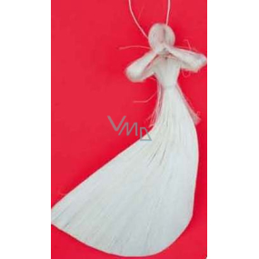 Angel flying abaca for hanging 21 cm 1 piece