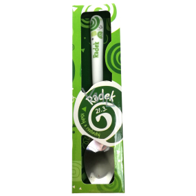 Nekupto Twister Spoon named Radek green 16 cm
