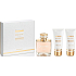 Boucheron Quatre Femme perfumed water for women 100 ml + body lotion 100 ml + shower gel 100 ml, gift set