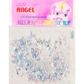 Angel Nail decorations pieces blue 2 g