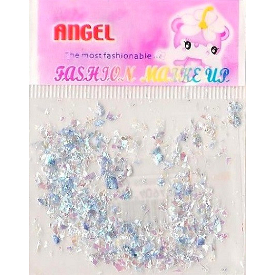 Angel Nail decorations pieces blue 2 g