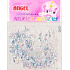 Angel Nail decorations pieces blue 2 g