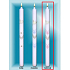 Lima Baptismal Church - Holy Communion Candle Gold Ornate Pink No.3 25 x 360 mm 1 Piece
