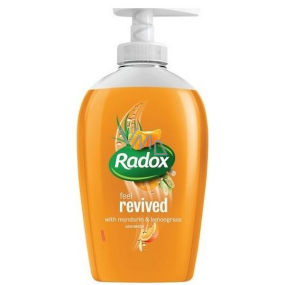 Radox Feel Revived Mandarin & Lemongrass liquid soap dispenser 250 ml