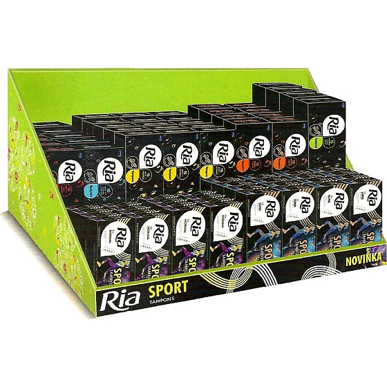 Ria women's tampons display 95 pack